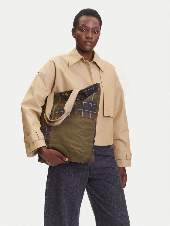 Barbour Barbour Torba Transport Patchwork UBA0741GN31 Zielony