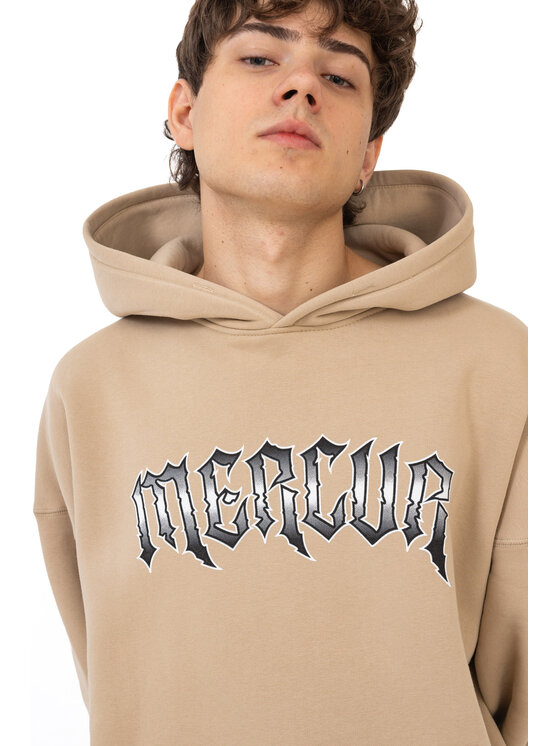 Mercur Mercur Bluza Gothic Beżowy Comfort Fit