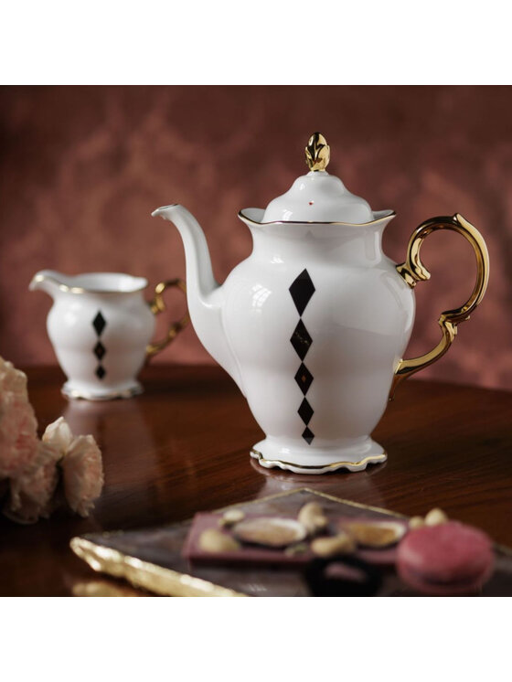 Ćmielów Ćmielów Dzbanek Dama Kier Biały