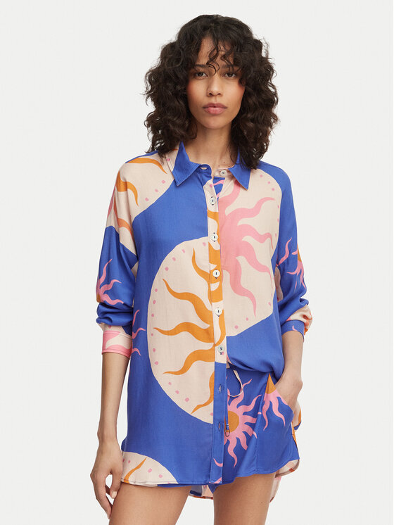 Maaji Maaji Риза Dreambound PT2321CLS012 Син Relaxed Fit