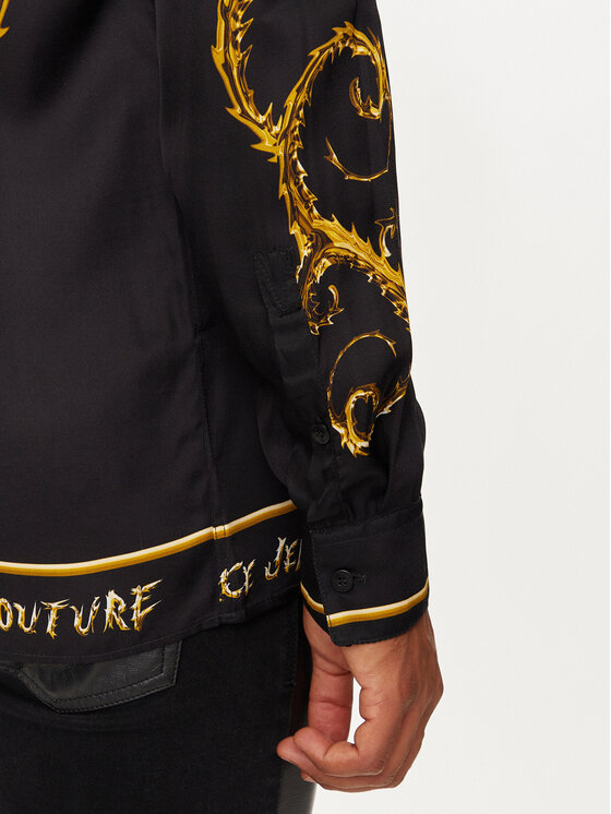 Versace Jeans Couture Versace Jeans Couture Košulja 77GAL2RC Crna Regular Fit