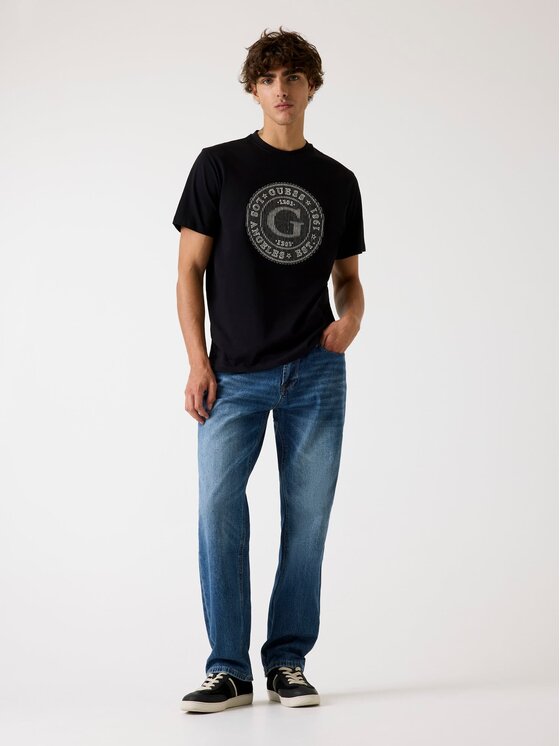 Guess Guess T-Shirt 179498 Schwarz Classic Fit