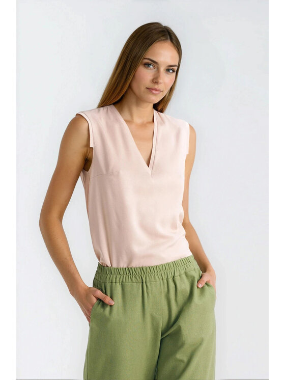 NIFE NIFE Halenka B209 Béžová Regular Fit