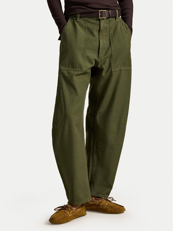 Polo Ralph Lauren Pantaloni din material 211A93147002 Verde Relaxed Fit