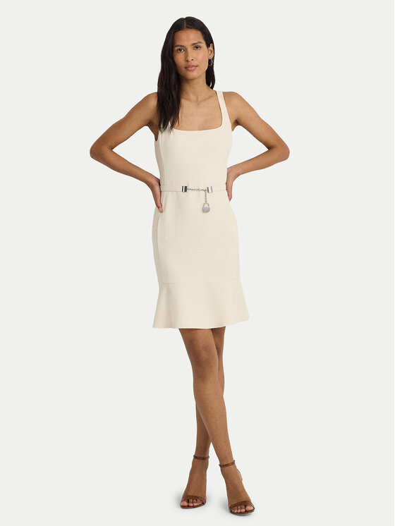 LAUREN RALPH LAUREN Lauren Ralph Lauren Sommerkleid 250933462003 Écru Slim Fit