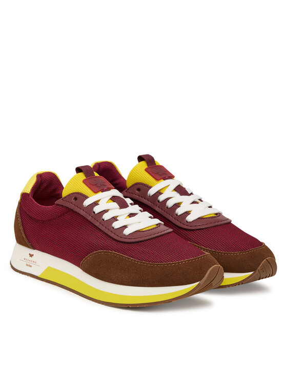Weekend Max Mara Weekend Max Mara Sneakersy 2615761054650 Bordowy