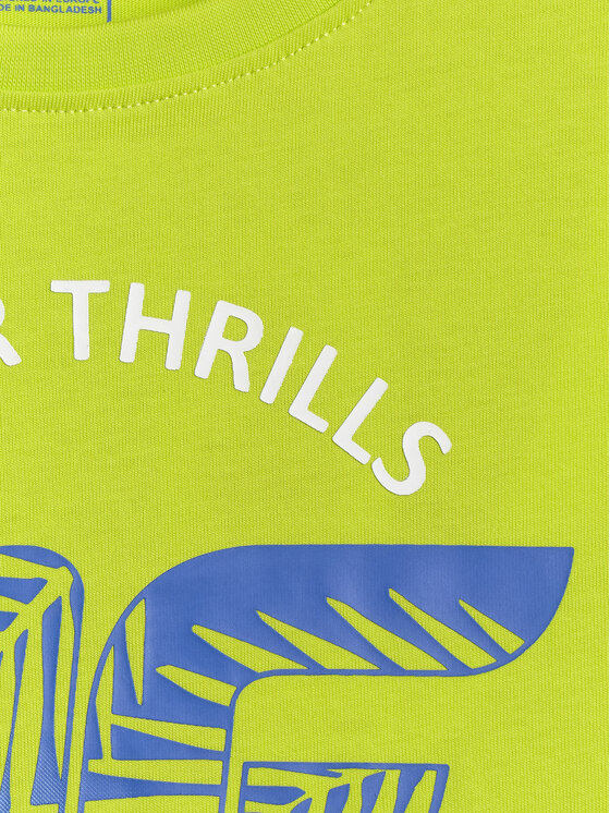 4F 4F T-Shirt BEACHSIDE CHILL Zielony Loose Fit