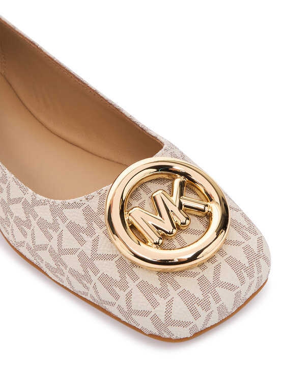MICHAEL Michael Kors MICHAEL Michael Kors Balerini Milan Flex Ballet 40F5MLFP1B Écru