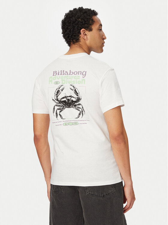 Billabong Billabong Póló Fauna EBYZT00499 Fehér Regular Fit
