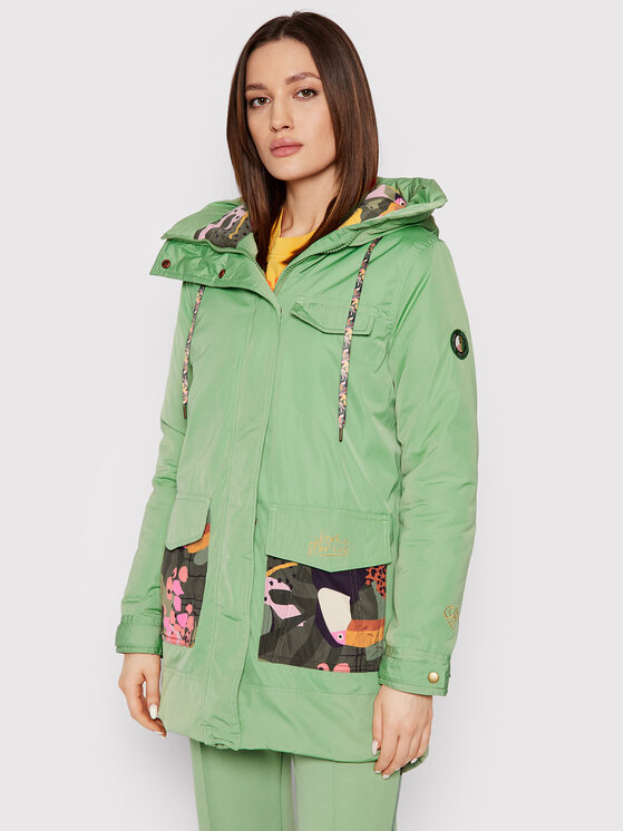 Femi Stories Femi Stories Parka Zino Roheline Regular Fit