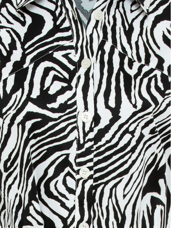 Olsen Olsen Haljina košulja 13001750 Crna Regular Fit