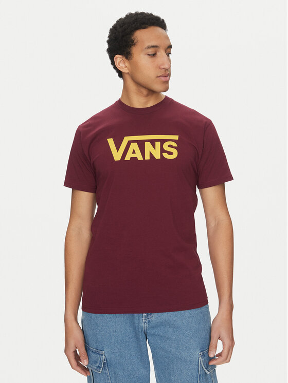Vans Vans Póló Classic VN000GGG Bordó Regular Fit