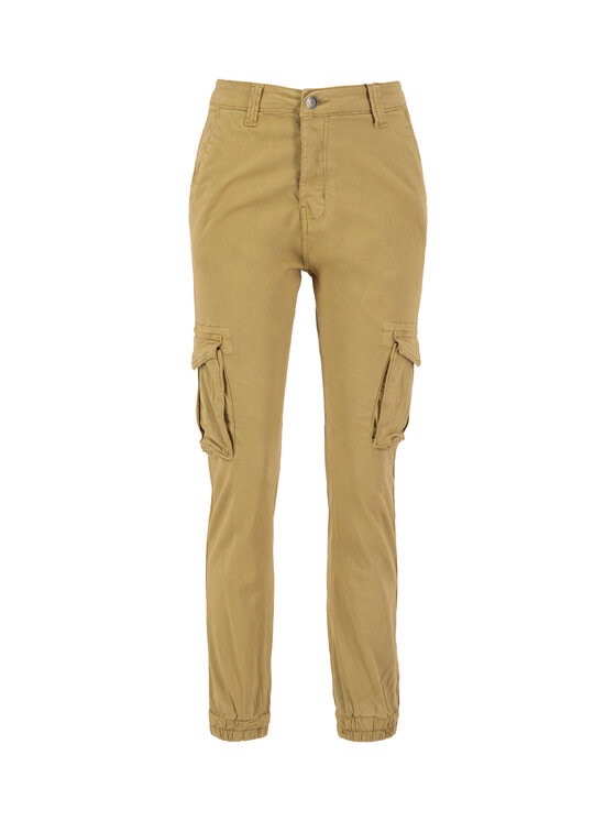 Alpha Industries Alpha Industries Spodnie cargo Cargo Field Pant Women Beżowy Slim Fit