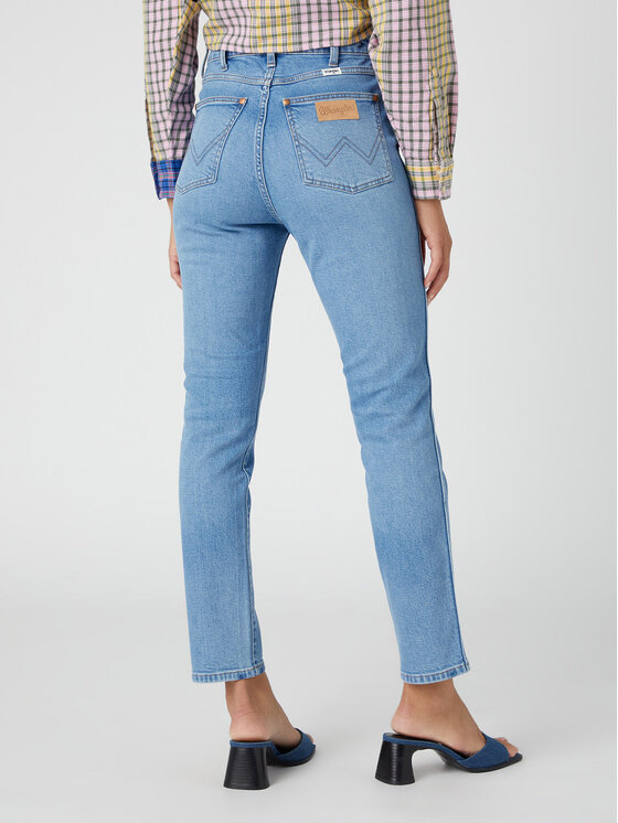 Wrangler Wrangler Džinsai Walker 677 W2HC68228 112332362 Mėlyna Slim Fit