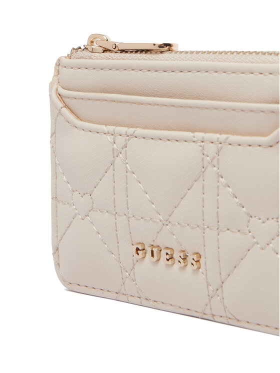 Guess Guess Kartenetui und Schlüsselanhänger Set GFBOXW P6202 Écru