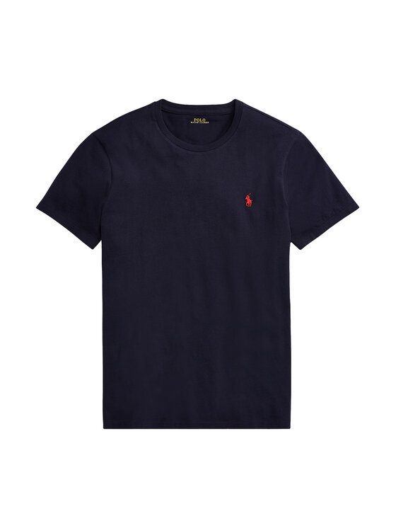 Polo Ralph Lauren Polo Ralph Lauren Тишърт Bsr 710680785 Тъмносин Custom Slim Fit