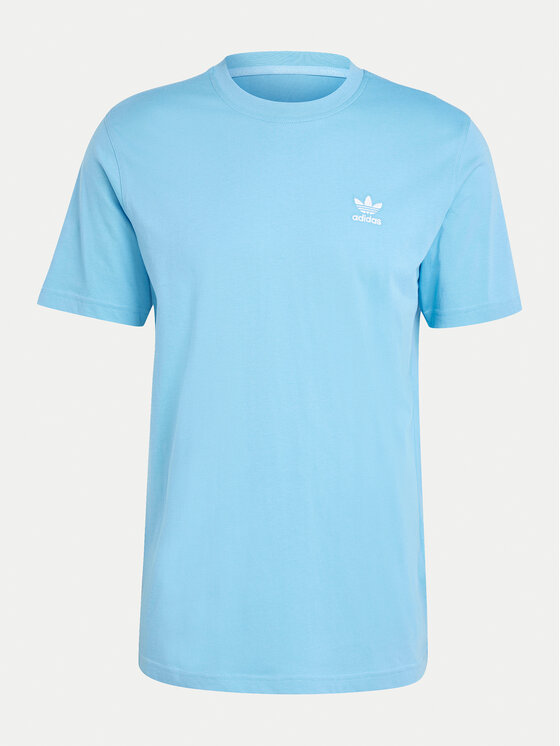 adidas adidas Tricou Trefoil Essentials IZ2099 Albastru celest Regular Fit