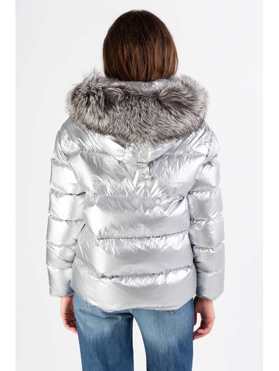 ROCKANDBLUE ROCKANDBLUE Kurtka puchowa Memphis FX Jacket Srebrny Regular Fit