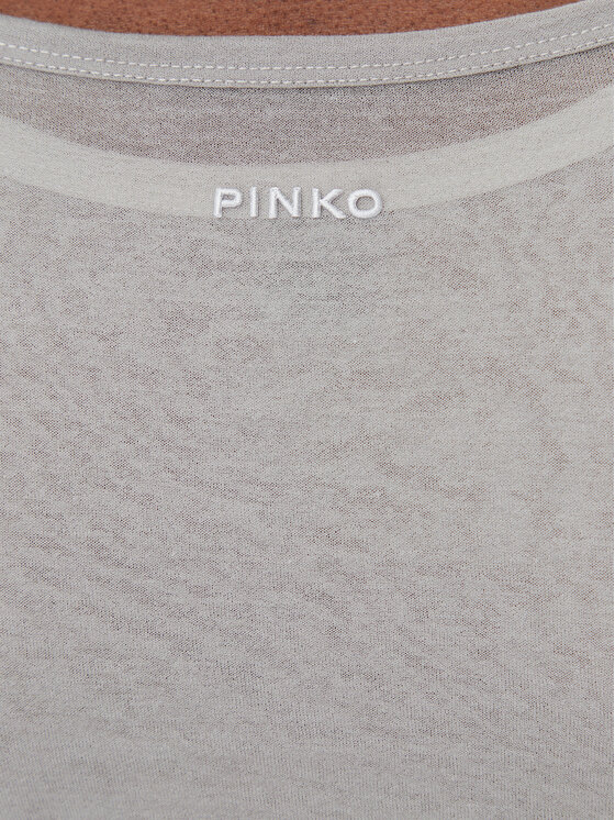 PINKO PINKO Majica 104653 A2CL Siva Regular Fit