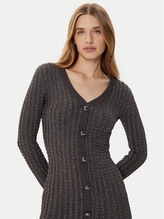 Guess Guess Vestito di maglia W5RK09 Z3KT0 Grigio Bodycon Fit