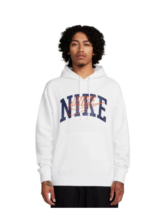 Nike Nike Bluza Club Fleece Biały Regular Fit