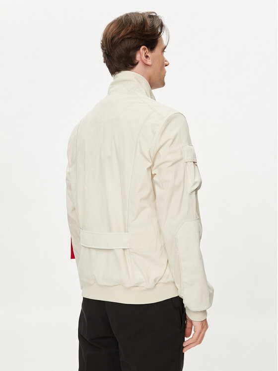 Aeronautica Militare Aeronautica Militare Bunda bomber 241AB2152CT3260 Écru Regular Fit