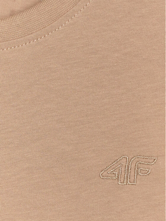 4F 4F T-shirt 4FJWSS25TTSHF2326-83S Marrone Oversize