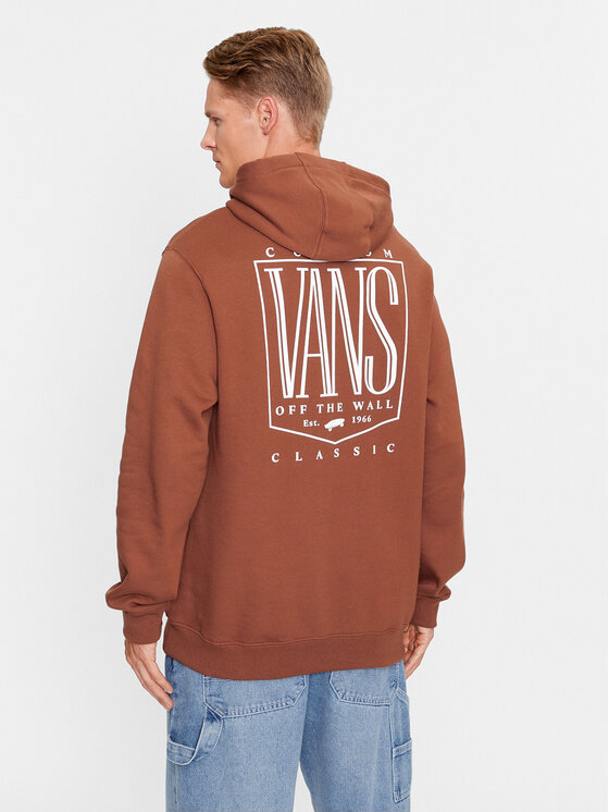 Vans Vans Суитшърт Custom Tall Po VN0008HY Кафяв Regular Fit