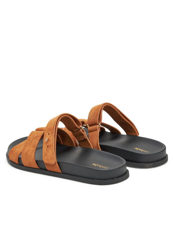 DeeZee DeeZee Klapki HY59053-3 Brązowy