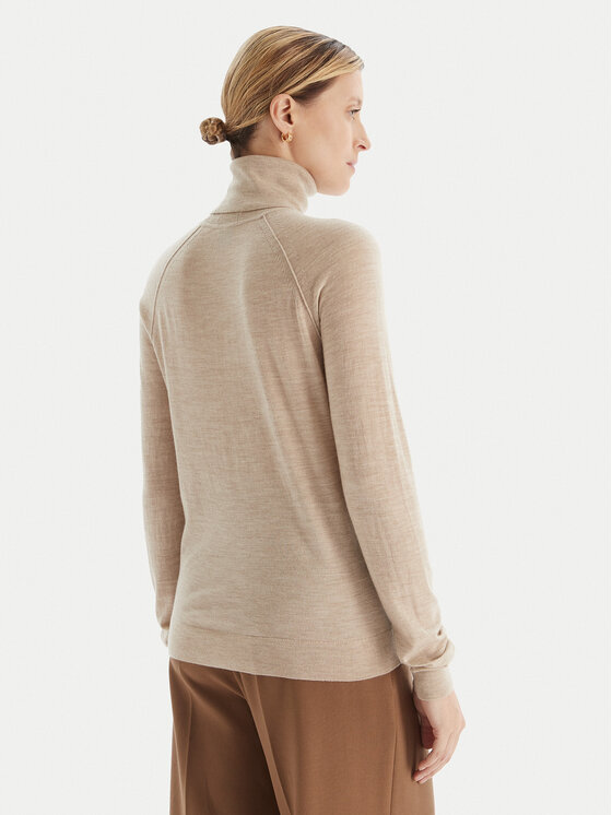 BOSS BOSS Rollkragenpullover Frizani 50548298 Beige Slim Fit