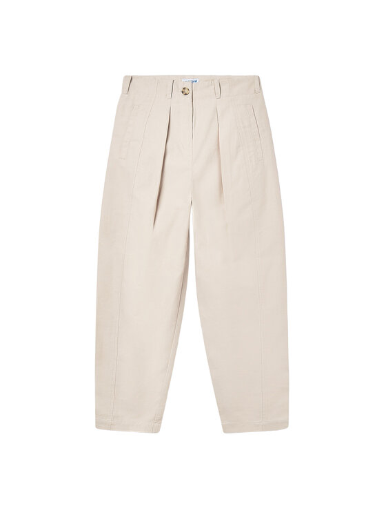 Mayoral Mayoral Pantaloni di tessuto 6546 Beige Regular Fit