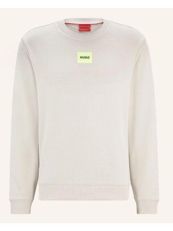HUGO Hugo Bluza 50447964 10231445 01 055 Beżowy Regular Fit
