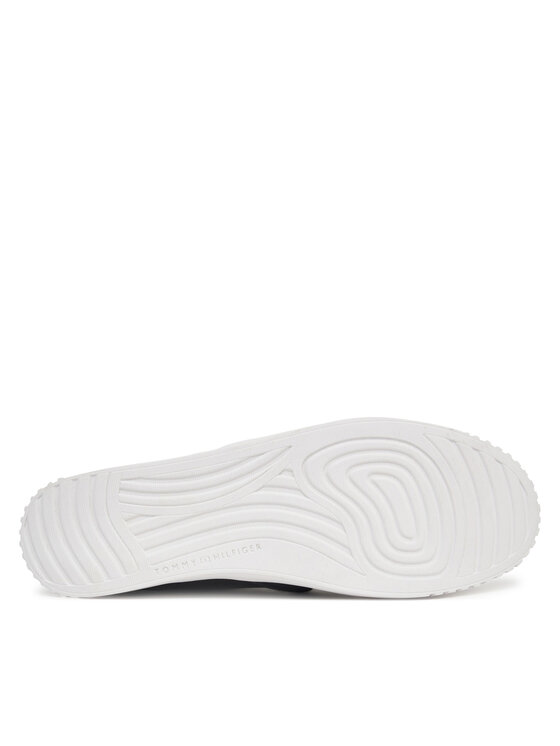 Tommy Hilfiger Tommy Hilfiger Tenisky Canvas Slip-On Sneaker FW0FW08640 Čierna