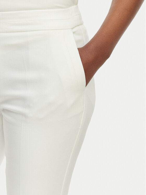 Morgan Morgan Pantaloni di tessuto 222-PLIME.F Bianco Regular Fit