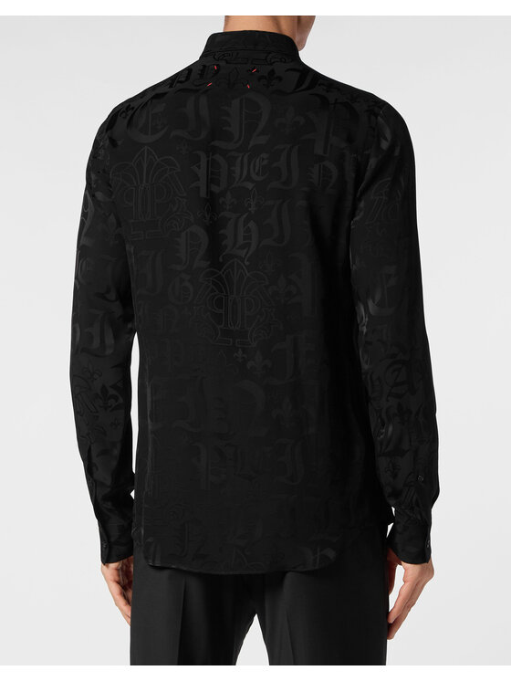 PHILIPP PLEIN PHILIPP PLEIN Camicia 14867 Nero Fitted Fit