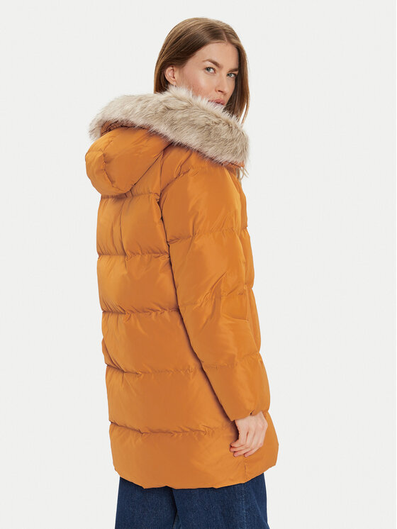 Tommy Hilfiger Tommy Hilfiger Pehelykabát WW0WW42743 Narancssárga Regular Fit