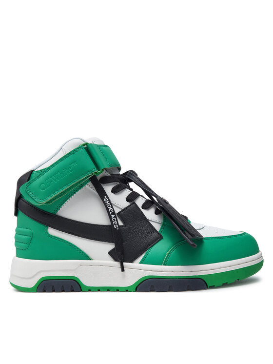 Off-White Off-White Сникърси OMIA259S23LEA0015510 Зелен