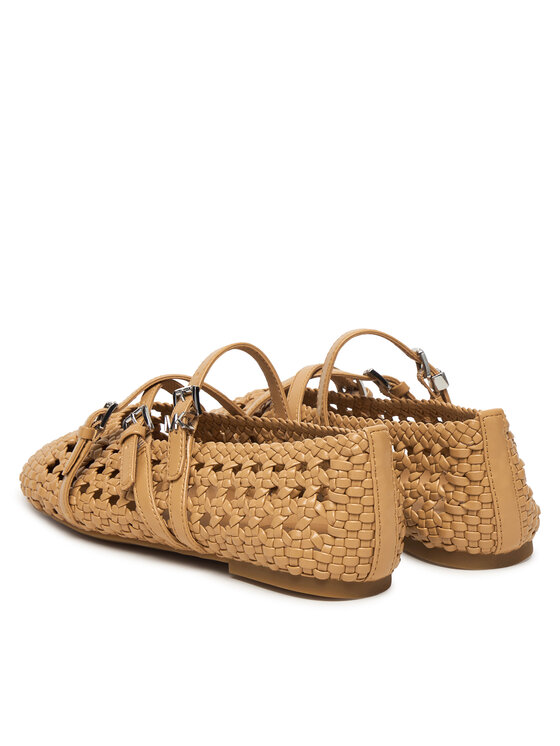 MICHAEL Michael Kors MICHAEL Michael Kors Balerinos Indy Flex 40S6IDFP1L Smėlio