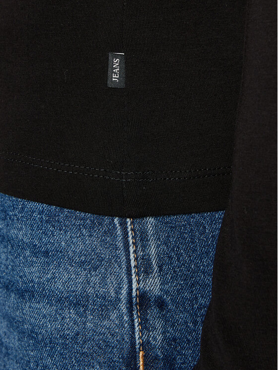 Guess Jeans Guess Jeans Bluse W4YI21 J1314 Schwarz Slim Fit