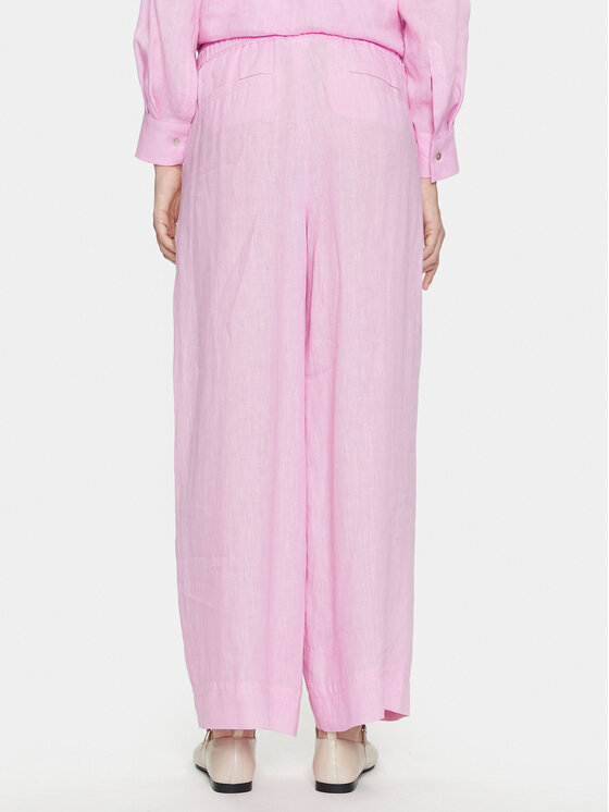 Marella Marella Pantaloni di tessuto Apogeo 2413131084 Rosa Regular Fit