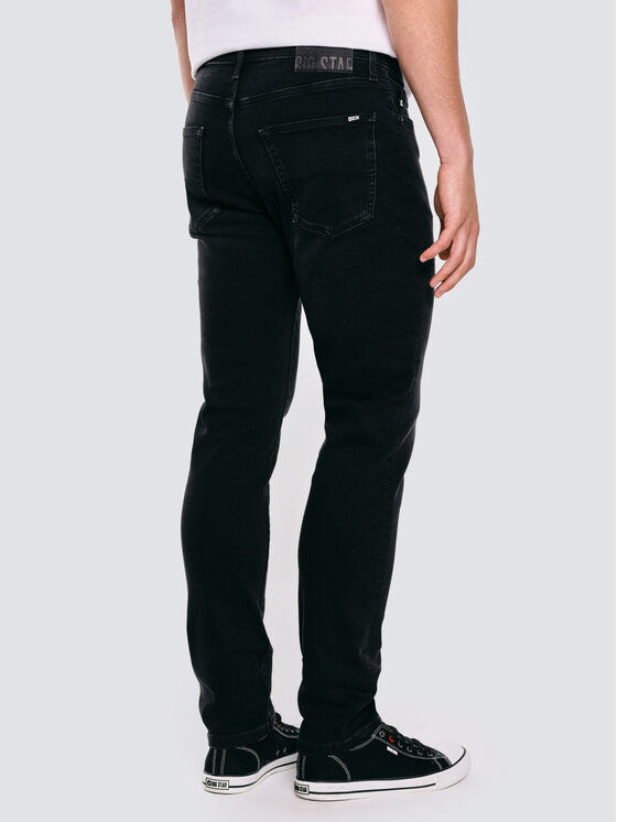 BIG STAR BIG STAR Jeansy HARPER Czarny Tapered Fit