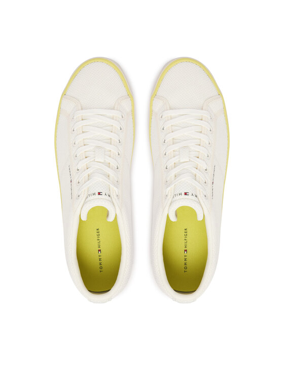 Tommy Hilfiger Tommy Hilfiger Teniși Harlem Core Ii Seasonal Textile FM0FM05820 Alb