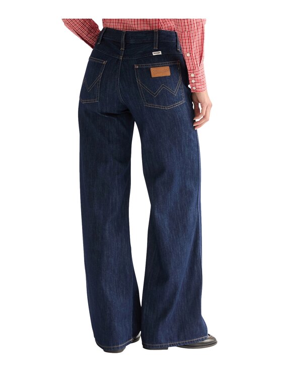 Wrangler Wrangler Jeansy 112378172 Niebieski Wide Leg