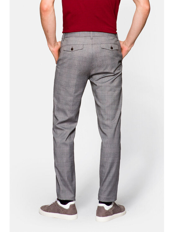 Lancerto Lancerto Spodnie materiałowe Winston Szary Regular Fit
