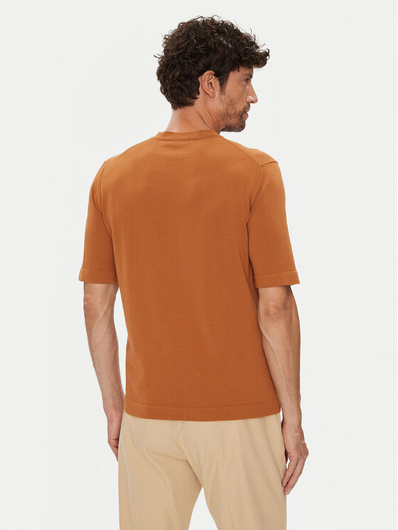 K-Way K-Way Majica Combe K4126SW Rjava Regular Fit