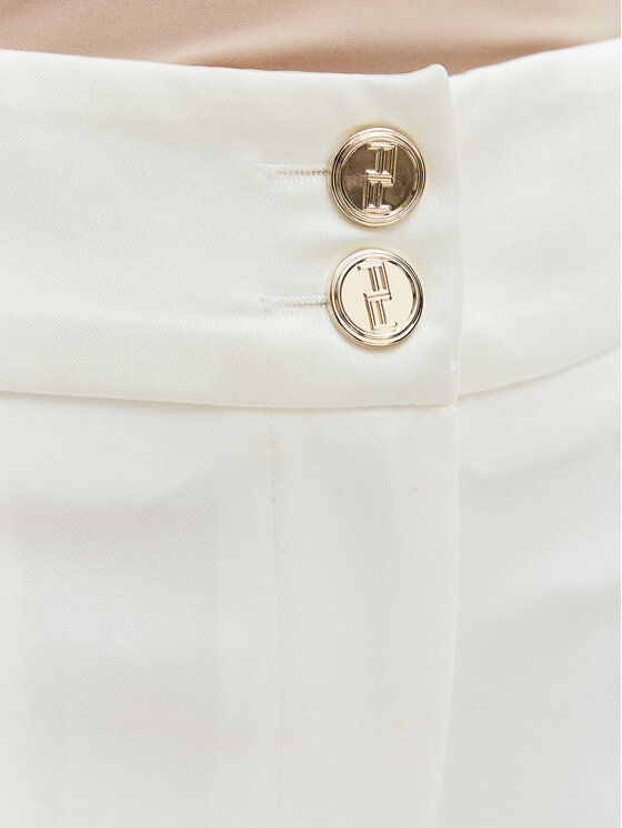 Artigli Artigli Текстилни панталони ACPA004371 Екрю Regular Fit