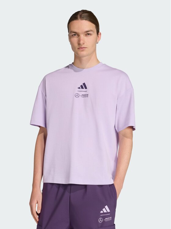 adidas adidas T-Shirt 147517 Fioletowy Loose Fit