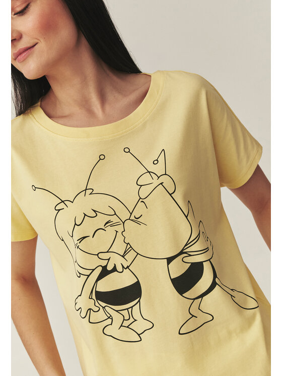 TATUUM Tatuum T-Shirt NILS Žlutá Classic Fit