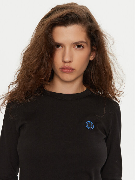 HUGO Hugo Блуза Daliria_B 50520316 Черен Regular Fit