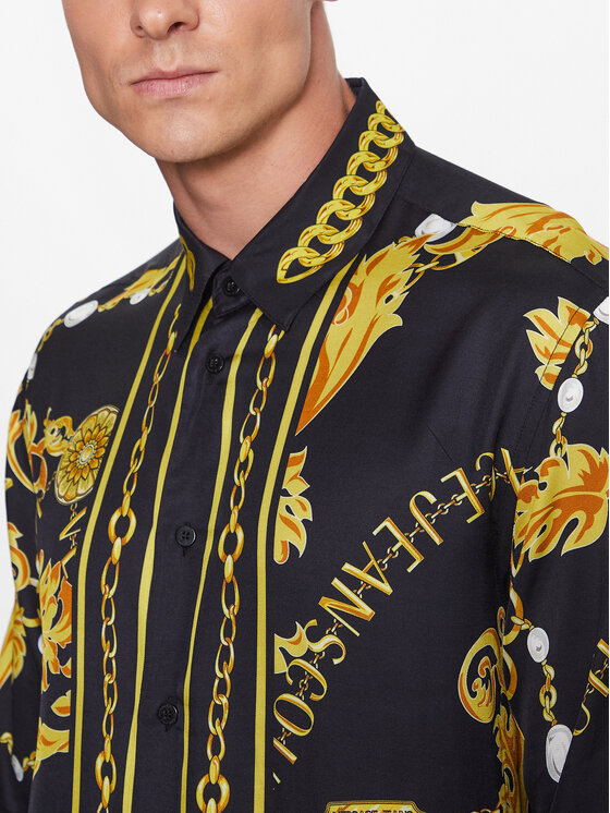 Versace Jeans Couture Versace Jeans Couture Πουκάμισο 75GAL2RC Μαύρο Regular Fit